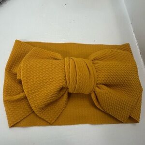 Mustard Yellow Bow Headband for Baby/Toddler